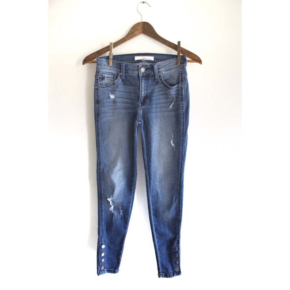 KanCan Button Ankle Skinny Jeans 23 0
